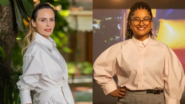 Ana Paula Renault reage ao ser questionada sobre relação com Milena após reencontro na Globo; assista Ana Paula Renault reage ao ser questionada sobre relação com Milena após reencontro na Globo; assista