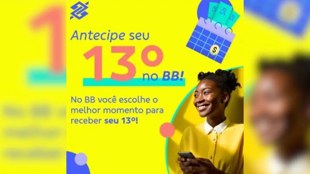Banco do Brasil envia mensagens sobre antecipar 13º no dia da eleição