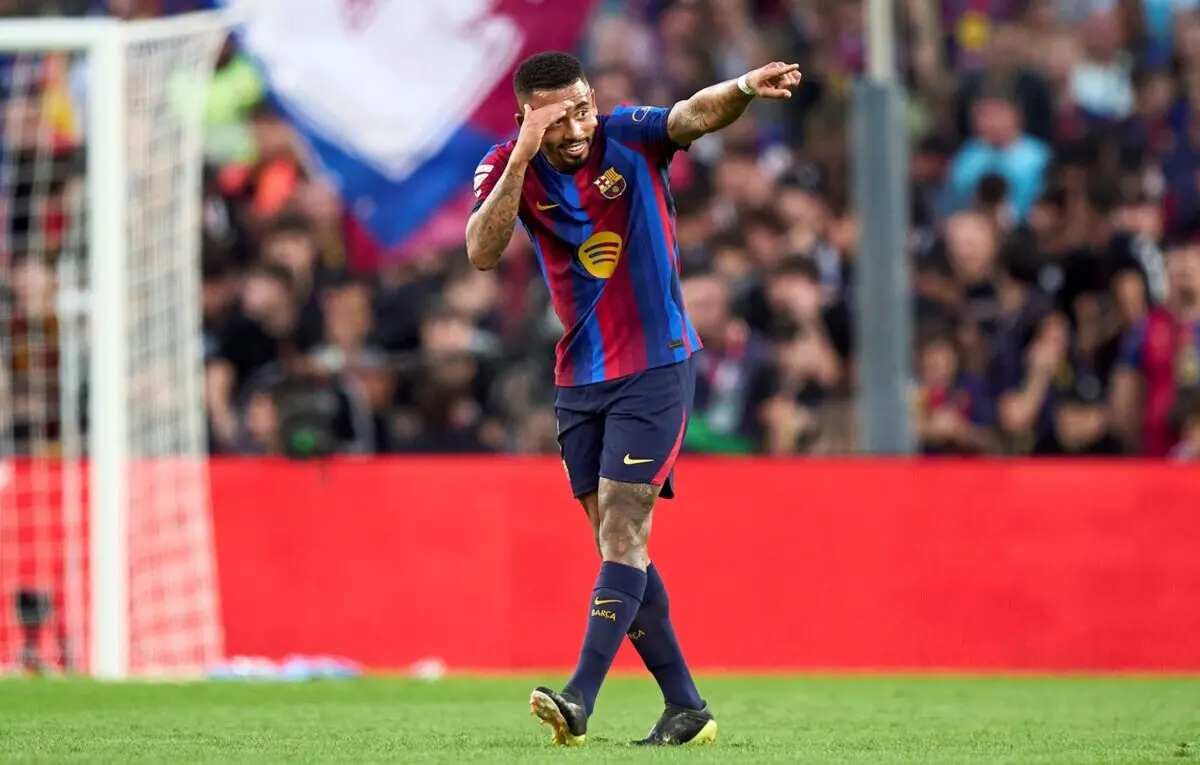 Com gol de Gabriel Jesus, Barcelona vence Getafe por 3 x 0