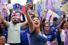 Cristiane Lopes encerra campanha rumo à reeleição com grande mobilização em Porto Velho