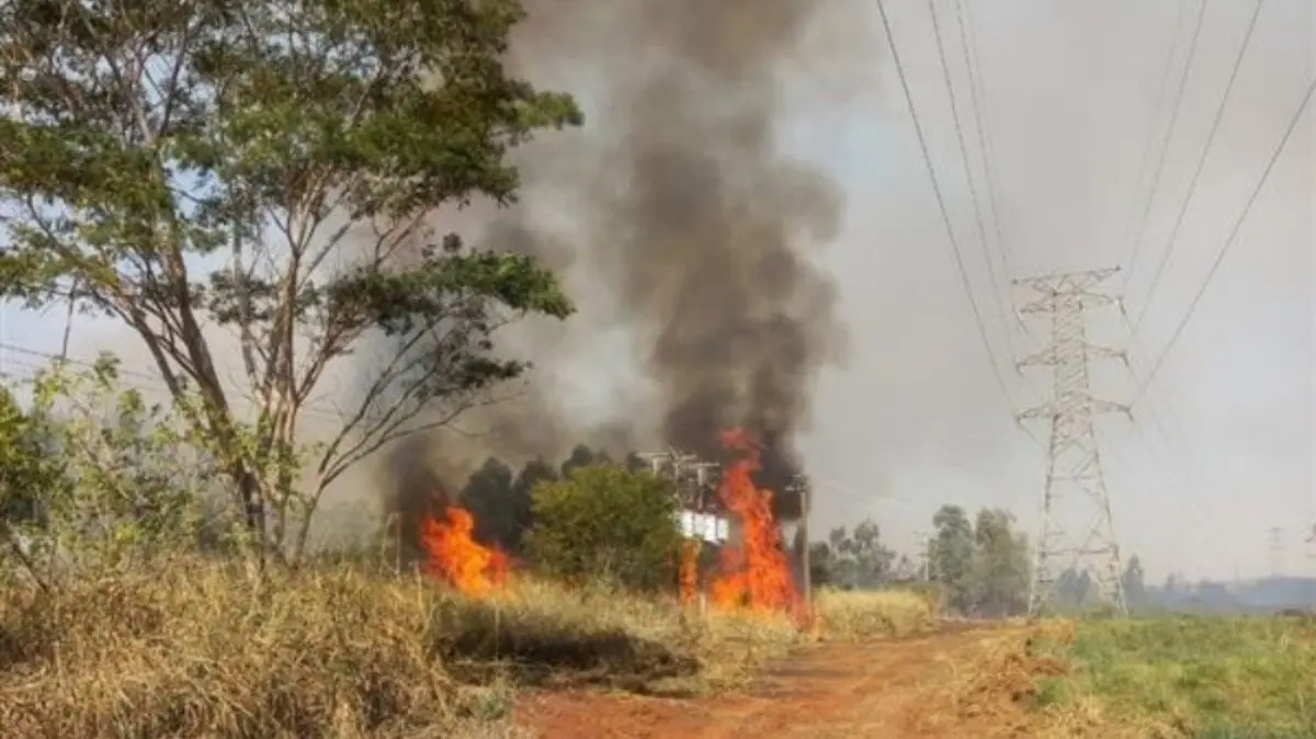 Energisa alerta para riscos das queimadas próximas à rede elétrica e reforça orientações de segurança em Rondônia