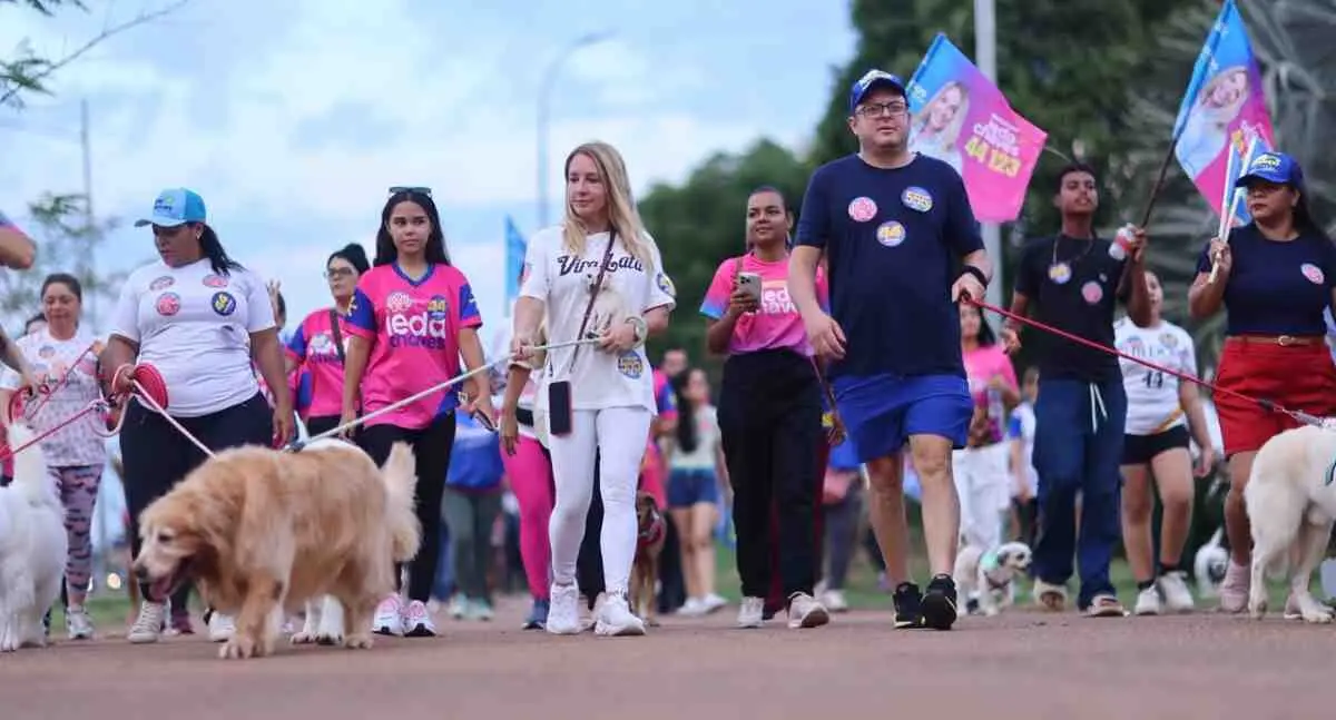 Ieda Chaves encerra campanha com Caminhada PET em Porto Velho