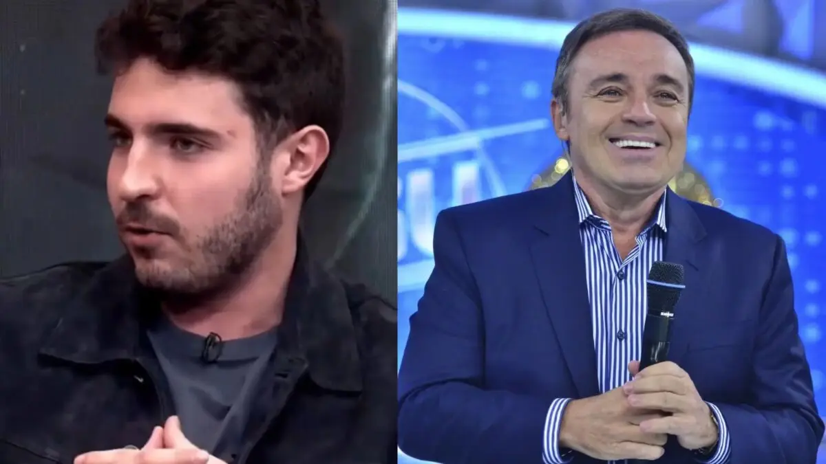João Augusto Liberato, filho de Gugu, relembra acidente que causou a morte do pai e revela impacto da tragédia em sua vida; assista Filho de Gugu Liberato relembra morte do pai e fala sobre amadurecimento precoce: "Tinha acabado de fazer 18 anos"; assista! (Foto: Reprodução; Instagram/ Divulgação; Record)