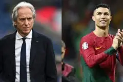 Jorge Jesus revela conversa com Cristiano Ronaldo e faz apelo após saída do craque da Seleção Portuguesa; assista fotos: Getty