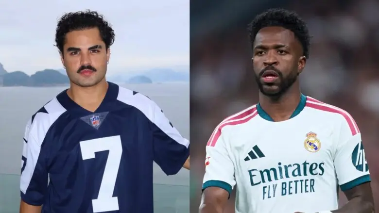 Lucas Guedez faz exposed após unfollow de Vini Jr. e revela atitude do jogador com Virginia: “Aprontou todas”; assista Lucas e Vini