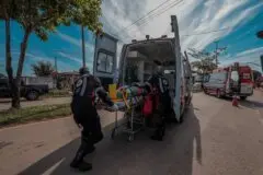 Mais de 80% dos atendimentos do Samu por acidentes de trânsito em setembro envolveram motos em Porto Velho