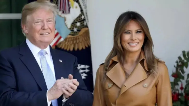 Melania Trump desvia de beijo de Donald Trump durante evento na Casa Branca e momento viraliza; assista Foto: Getty