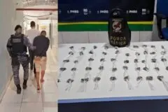 Motorista de aplicativo é preso com 60 porções de maconha e adolescente escondido em carro em Porto Velho