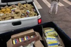 Motorista é preso com quase meia tonelada de drogas após fuga da PRF na BR-364