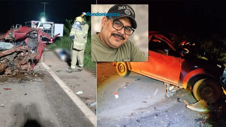 Motorista morre preso às ferragens após bater de frente em ônibus na BR-319