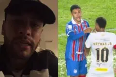 Neymar Jr. é expulso após confusão em campo, empurra Rogério Ceni e detona Rodrigo Nestor nas redes: “Muito safado”; assista Neymar Jr Rodrigo Nestor; (Foto: Reprodução/Instagram)