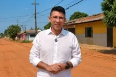 Pedro Geovar acompanha avanço do asfalto no Cidade Nova