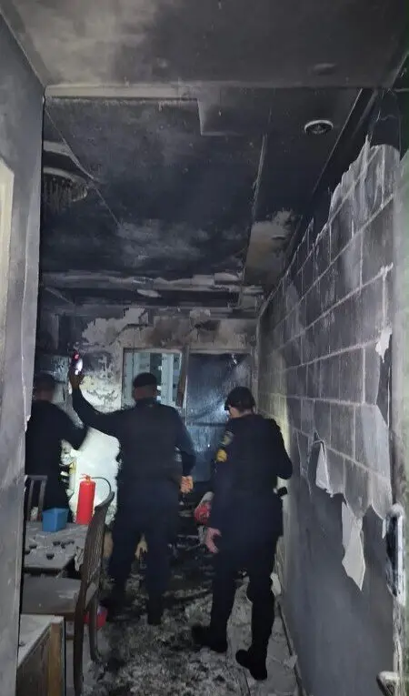PM destaca ajuda de moradores e funcionários durante incêndio que deixou mulher na UTI em Porto Velho