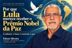 Porque Lula merece receber o Prêmio Nobel da Paz