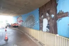 Porto Velho inicia nova fase de revitalização dos viadutos com pintura e paisagismo