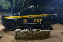 PRF apreende mais de 100 kg de drogas em caminhonete na BR-364 em Porto Velho