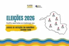 Segundo turno terá mudanças em 12 seções eleitorais de Rondônia; veja os novos locais