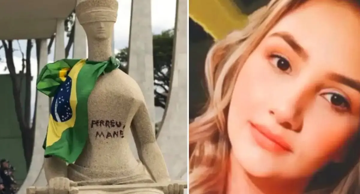 STF concede progressão para o semiaberto a cabeleireira conhecida por pichar estátua com batom
