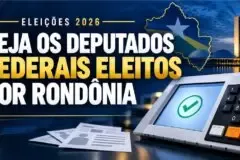 Veja os Deputados Federais eleitos em Rondônia nas Eleições de 2026