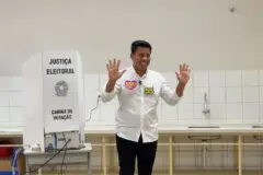 Vídeo: Fúria vota em Cacoal, agradece rondonienses e espera 2º turno