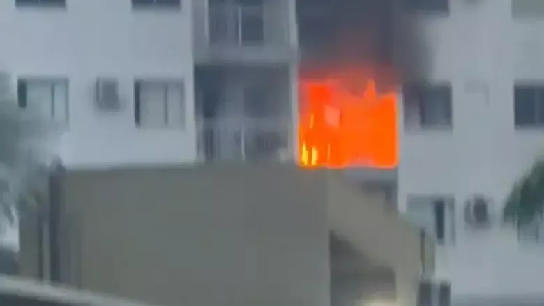 Vídeo: incêndio em apartamento deixa pelo menos seis feridos e causa pânico em condomínio de Porto Velho