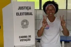 Vídeo: Sílvia Cristina vota em Ji-Paraná e fala sobre atuação no Senado