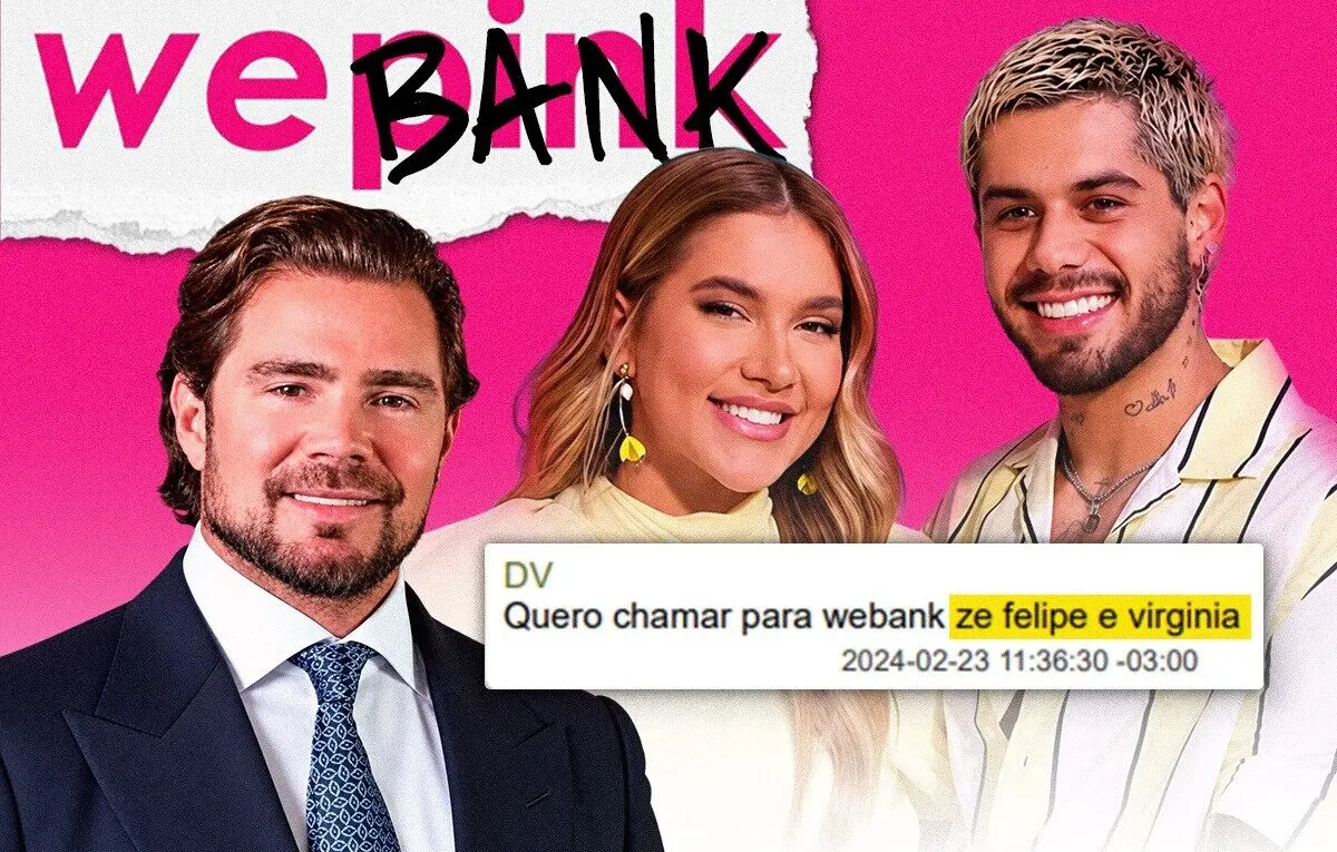 Vorcaro negociou R$ 25 milhões para Virginia e Zé Felipe divulgarem WeBank